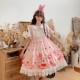 Kitty In Ice Cream Sweet Lolita Style Dress OP (WS52)